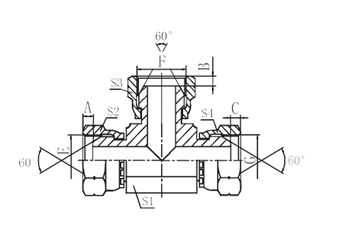 BSP FEMALE 60°CONE