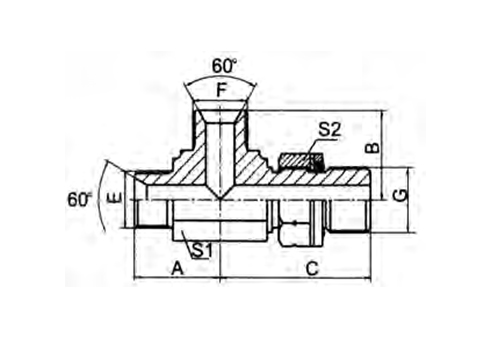 BSP MALE 60° SEAT