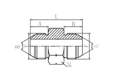 JIC Gas Male 60° Cone