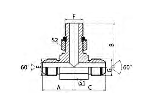 JIS Metric Male 60° Cone