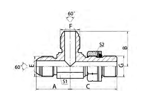 JIS Metric Male