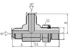 Metric Male/metric Male/metric Male O-ring