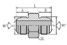 Metric Male 90 Cone