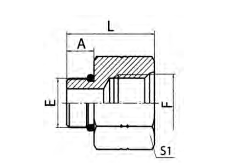 SAE O-ring Boss L-series