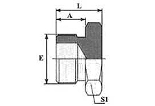 Metric Male L-series Plug ISO 6149-3