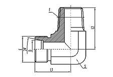 90° Elbow Bspt Male