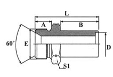 BSP MALE/WELD TUBE 