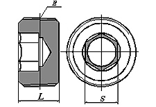 BSPT MALE HOLLOW HEX PLUG