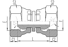 BSP FEMALE 60° CONE