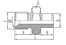 BSP MALE DOUBLE USE FOR 60° SEAT OR BONDED SEAL/BUTT-WELD TUBE