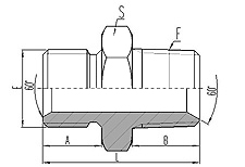 BSP MALE DOUBLE USE FOR 60° SEAT OR BONDED SEAL/BSPT MALE