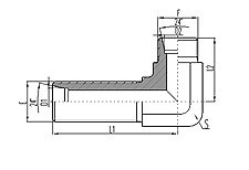 90° Elbow Bulkhead Fittings