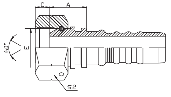 BSP Female 60°cone