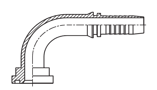 90° JIS Flange