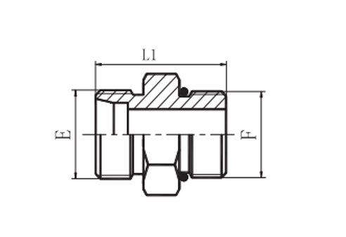 90° Elbow UN、unf Thread Adjustable Stud Ends with O-ring Sealing