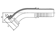 45º JIS Flange