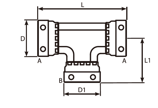 T Swivel Staple Female Adaptor