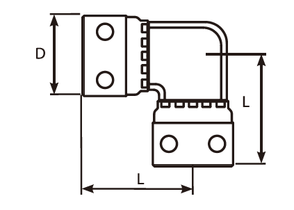 90° Swivel Staple Female Adaptor