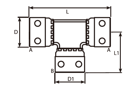 T Swivel Staple Female Adaptor