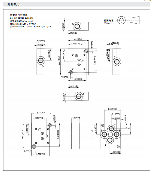 NG10 Subplate - PEHEL Hydraulic